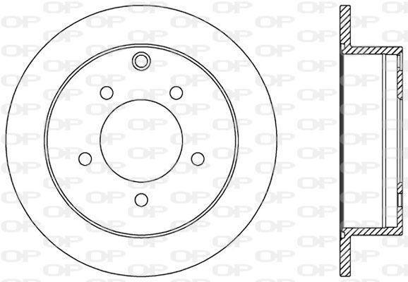 OPEN PARTS Тормозной диск BDA2588.10